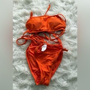 Wild Fable Orange Bikini Set